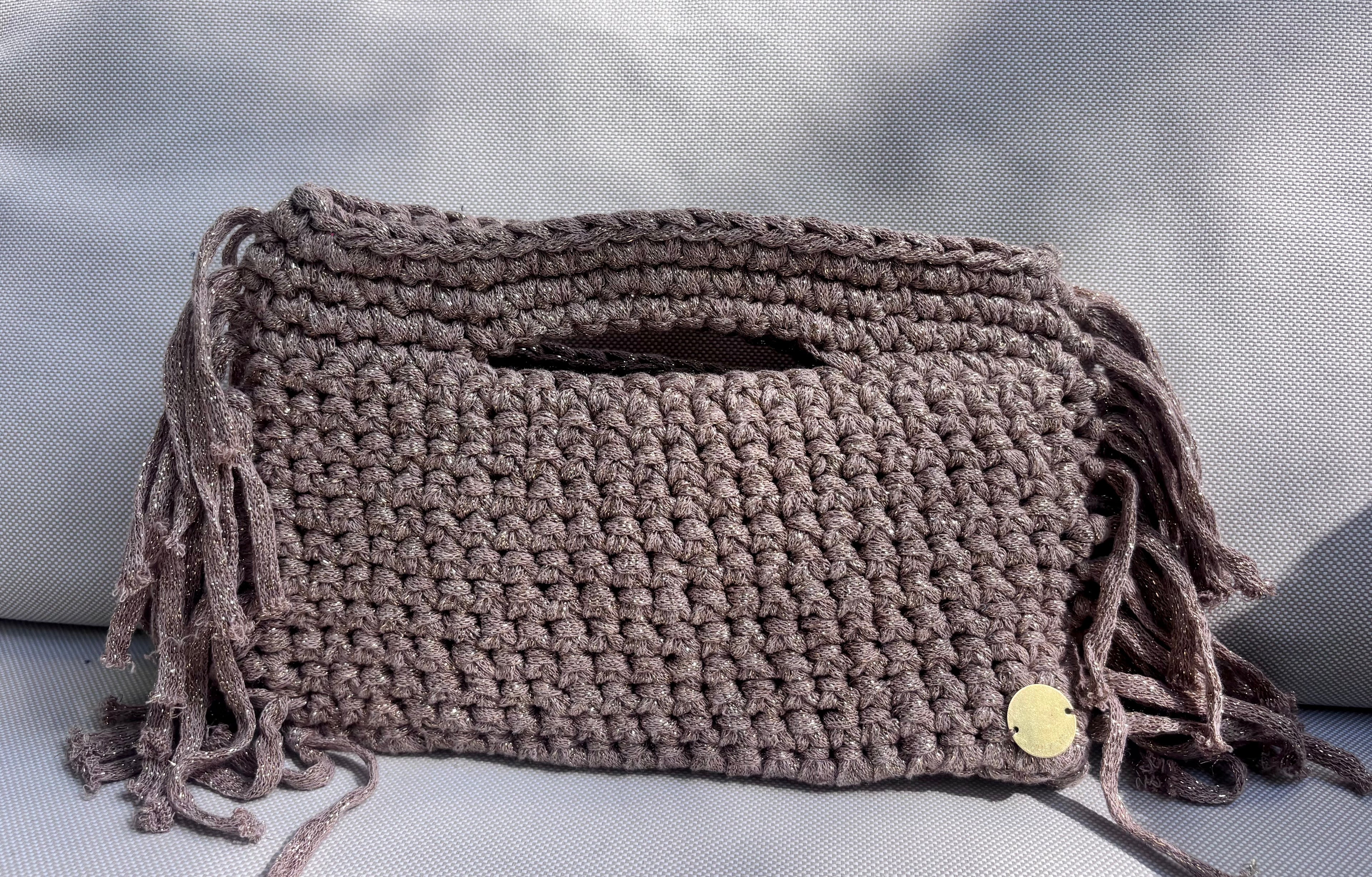 The Fringe Bag - Gold Medium