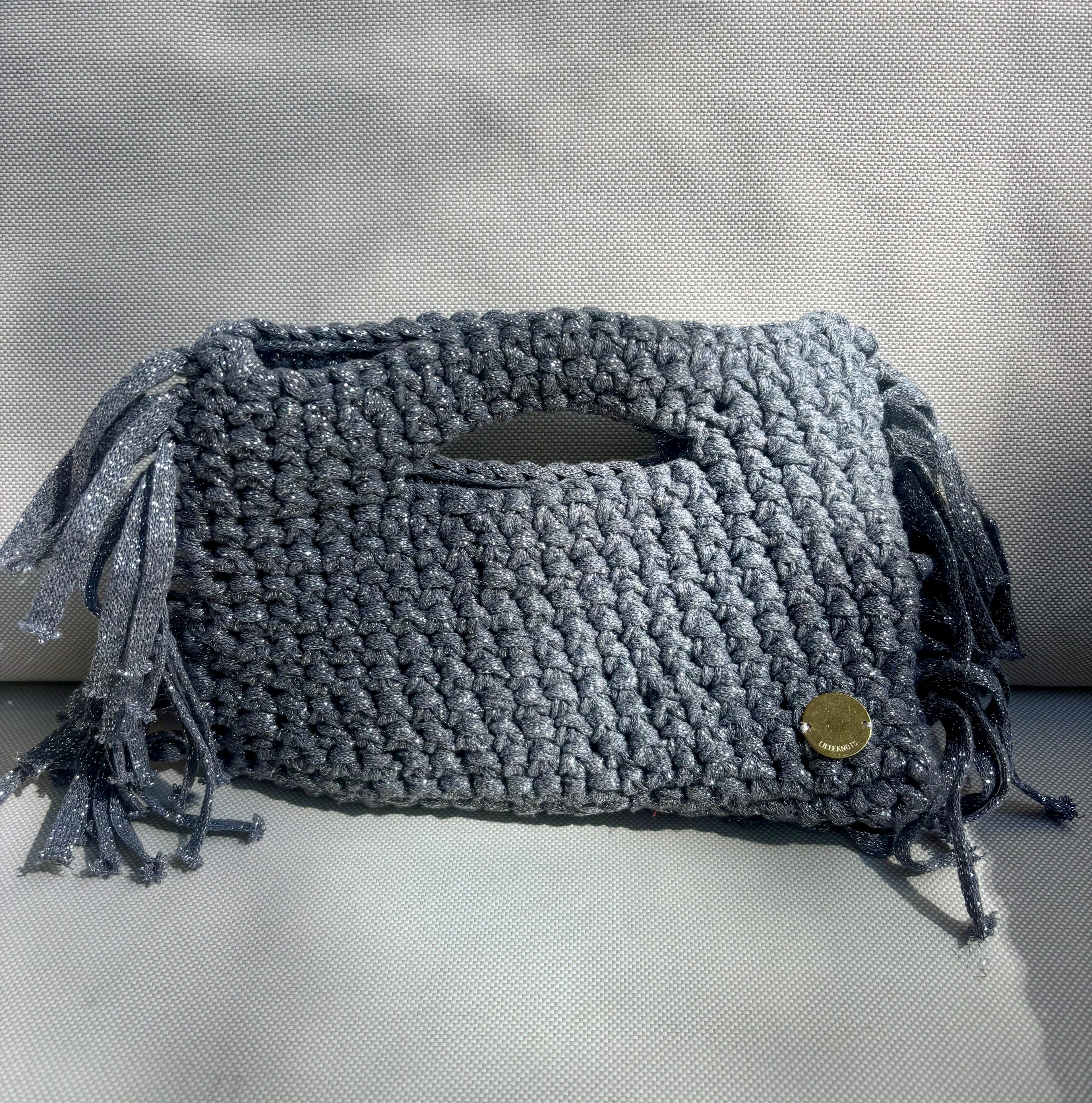 The Fringe Bag - Silver Small