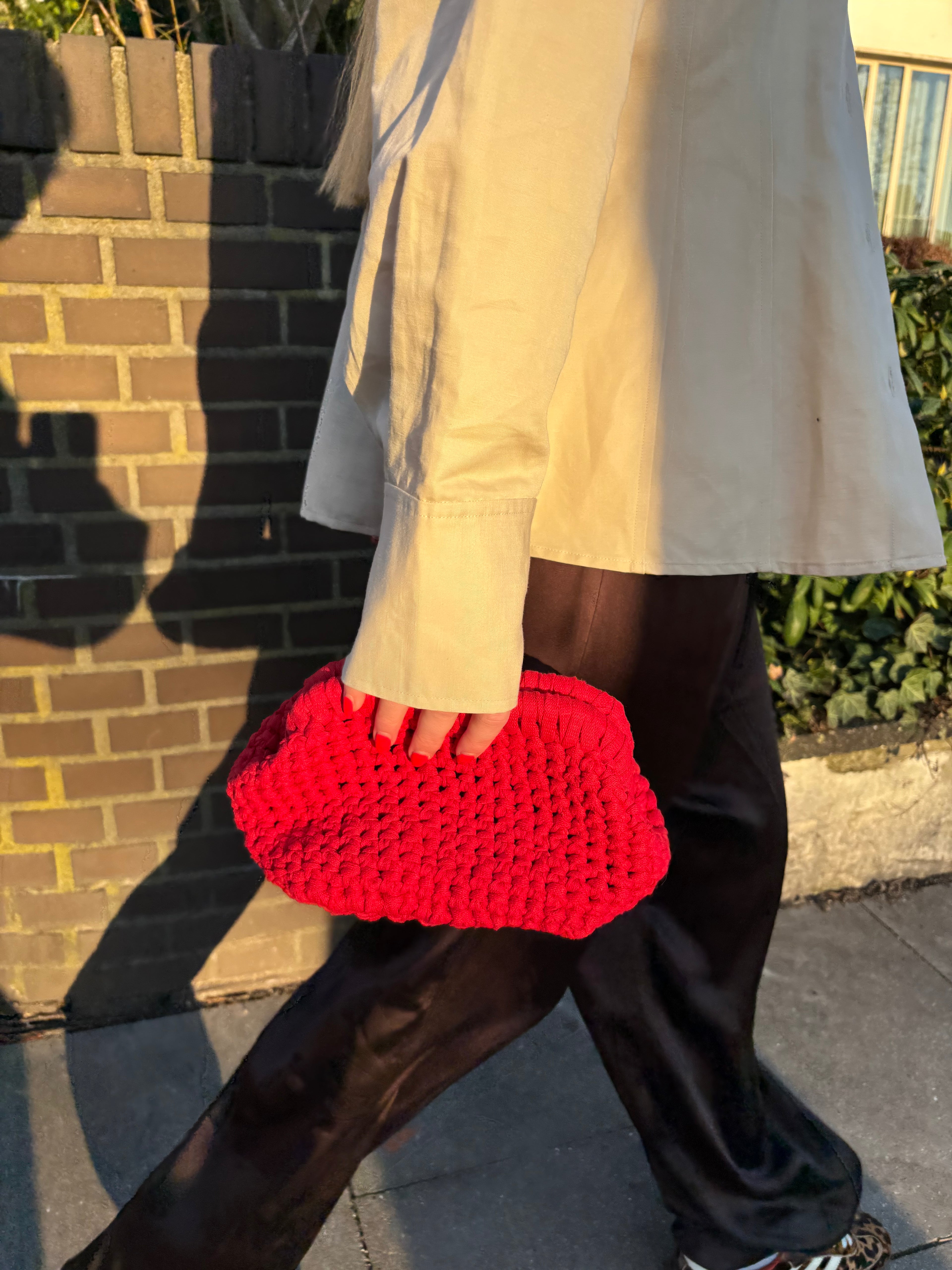 Crochet Clutch - Red