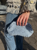 Crochet Clutch - Baby Blue