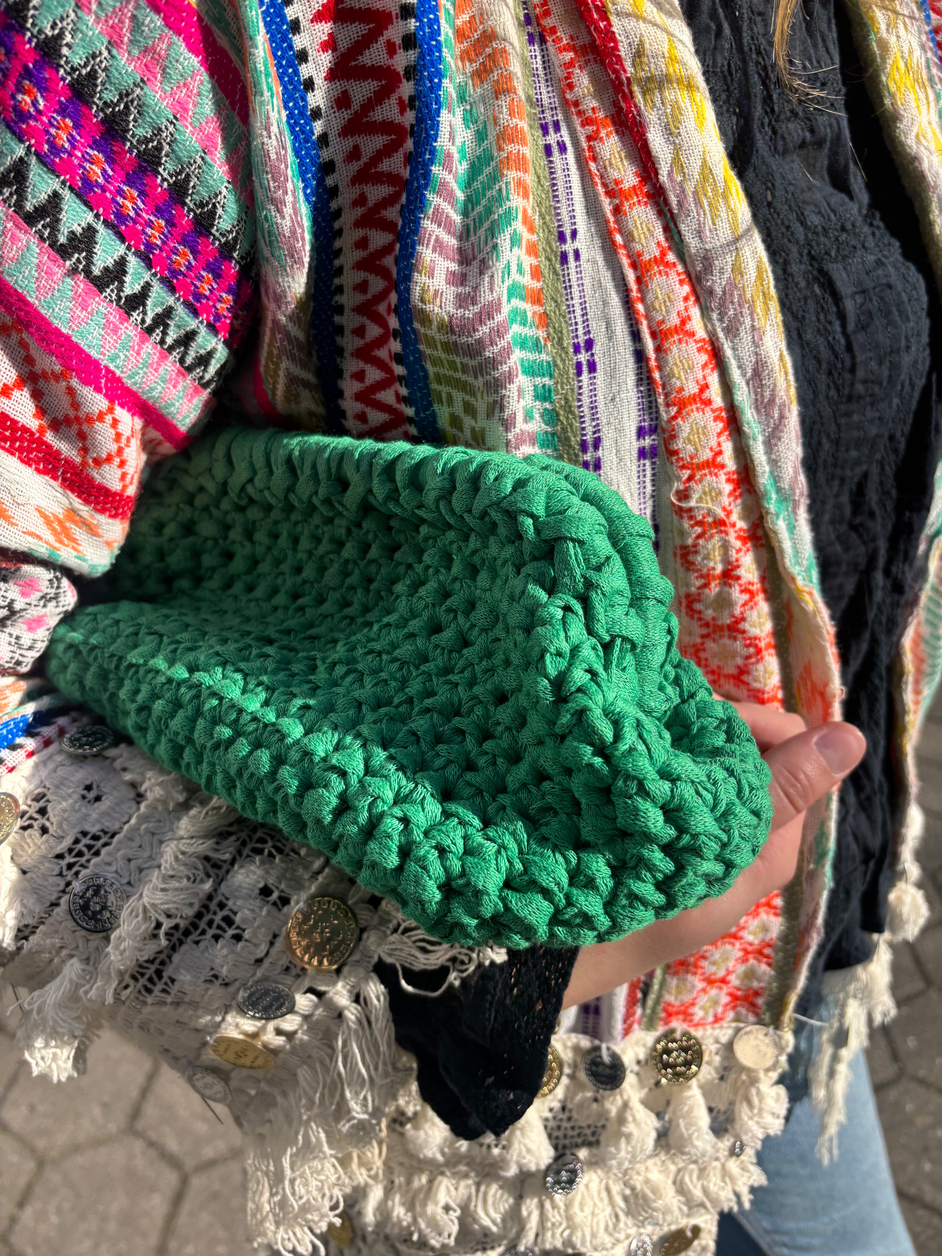 Crochet Clutch - Green