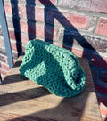Crochet Clutch - Forest Green