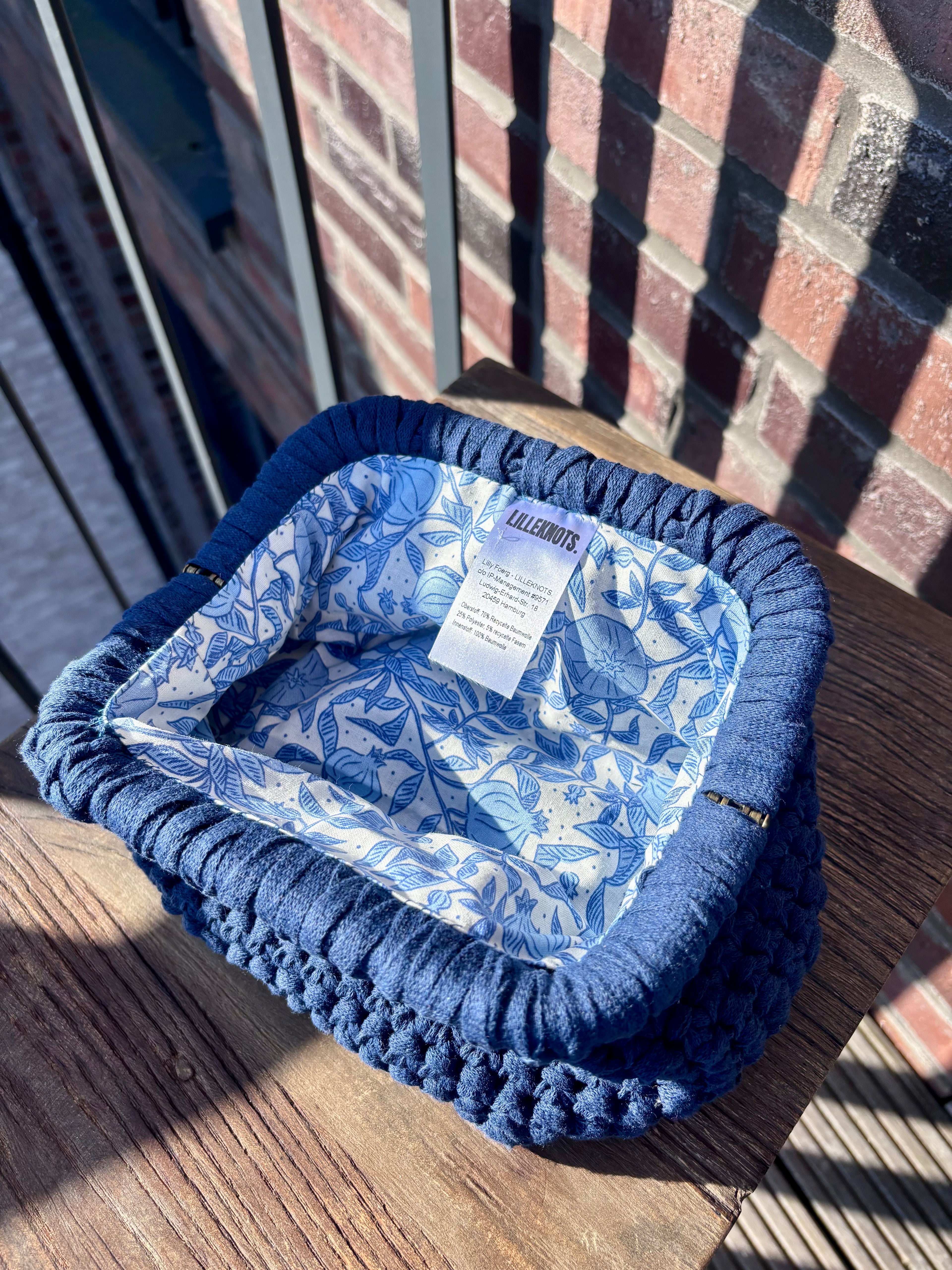 Crochet Clutch - Dark Blue